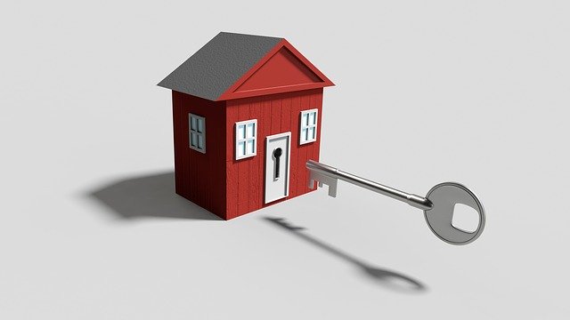 Kľúč, dom, miniatúra